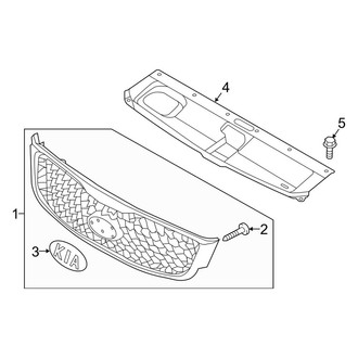 Kia OE - Front Bumper - Grille & Components