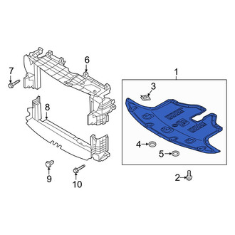 Kia OE - Front Radiator Support Splash Shield