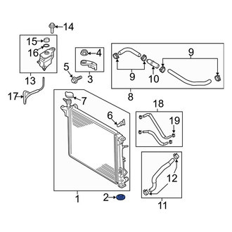 Kia OE - Lower Radiator Insulator