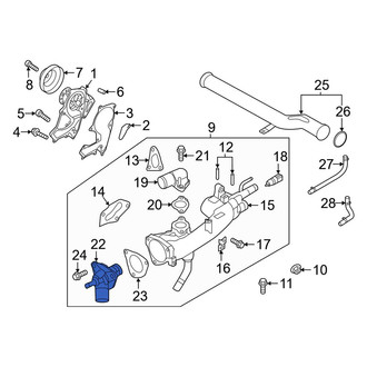 Kia OE - Engine Coolant Thermostat Kit