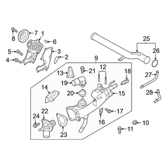 Kia OE - Engine Coolant Thermostat Kit