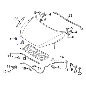 Kia OE - Lower Liftgate Stop Bumper