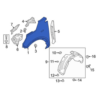Kia OE - Front Left Fender