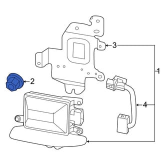Kia OE - Blind Spot Detection System Warning Sensor Nut