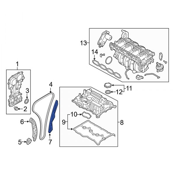 Engine Timing Chain Guide