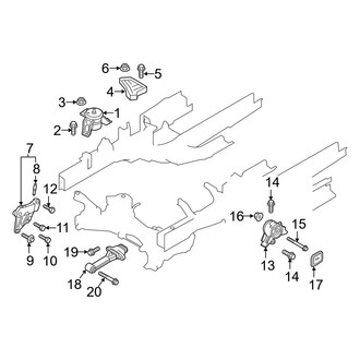 Kia OE - Engine / Transaxle - Engine & Transmission Mounting (2.4L)