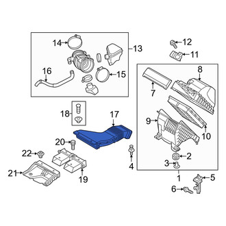 Kia OE - Rear Engine Air Intake Hose