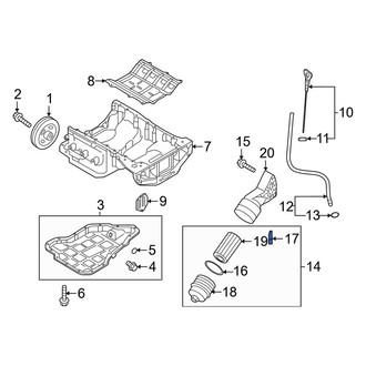 Kia OE - Engine Oil Filter Housing Seal