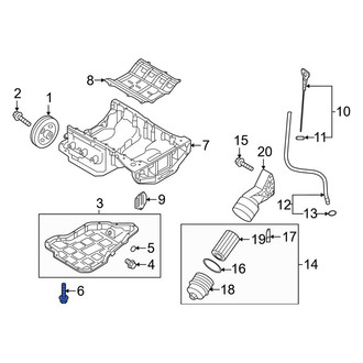 Kia OE - Engine Oil Pan Bolt