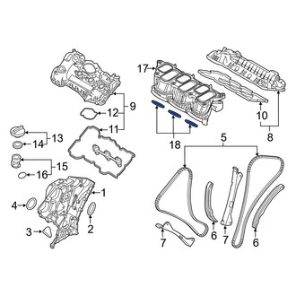 Kia OE - Lower Engine Intake Manifold Gasket