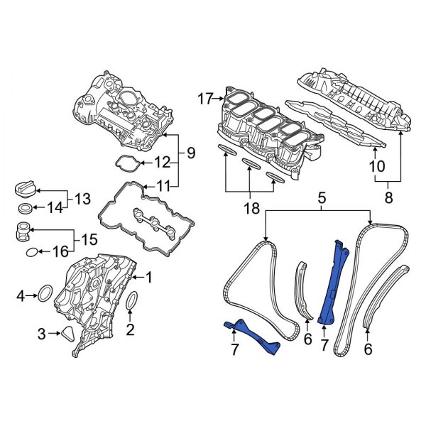 Engine Timing Chain Guide