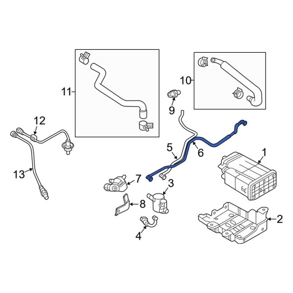 Evaporative Emissions System Lines