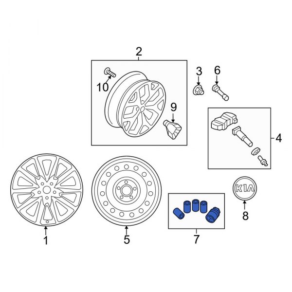 Wheel Lock Set