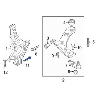 Kia OE - Lower Suspension Ball Joint Bolt