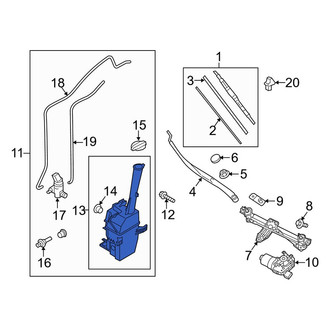 Kia OE - Washer Fluid Reservoir