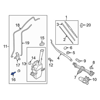 Kia OE - Washer Fluid Level Sensor