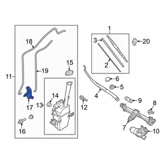 Kia OE - Windshield Washer Pump