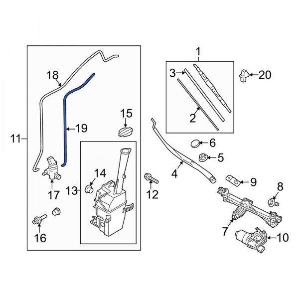 Windshield Washer Hose