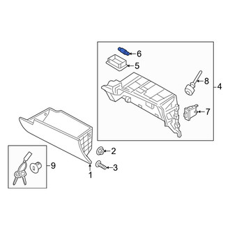 Kia OE - Front Glove Box Light Bulb