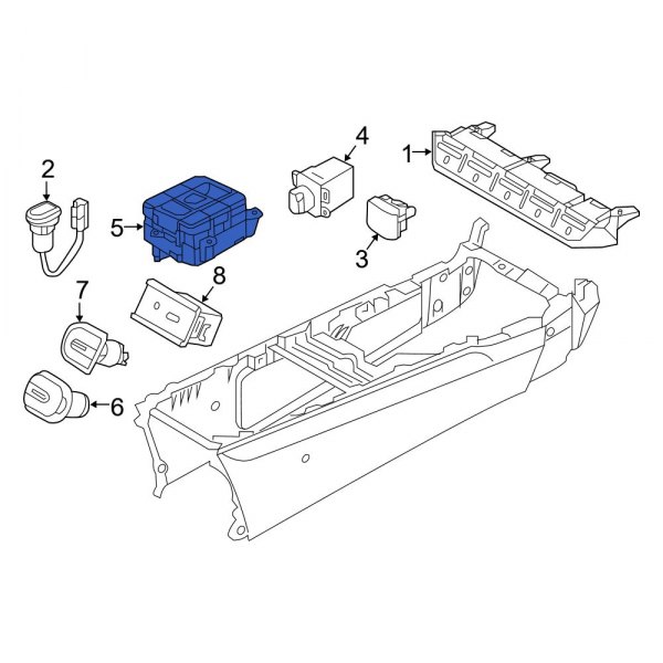 Kia OE 93600C6130 Electronic Parking Brake Control Switch