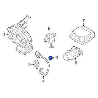 Kia OE - Air Bag Impact Sensor Nut