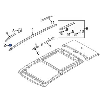 Kia OE - Front Bumper Impact Bar Nut