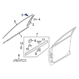 Kia OE - Door Applique Screw