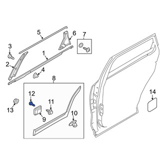 Kia OE - Door Molding Screw