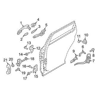 Kia OE - Rear Door - Lock & Hardware