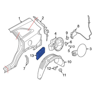 Kia OE - Rear Quarter Panel Vent