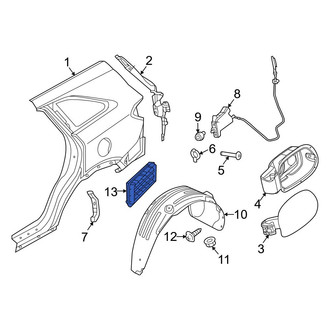 Kia OE - Rear Quarter Panel Vent