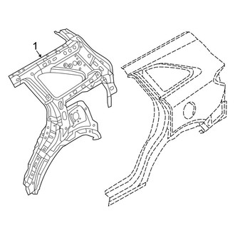 Kia OE - Quarter Panel - Inner Structure