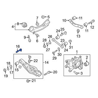Kia OE - Upper Outer Suspension Control Arm Bolt