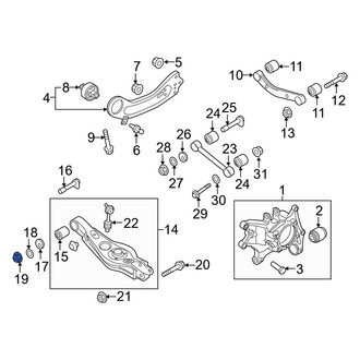 Kia OE - Lower Suspension Control Arm Nut