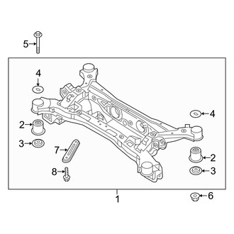 Kia OE - Rear Suspension - Suspension Mounting (FWD)