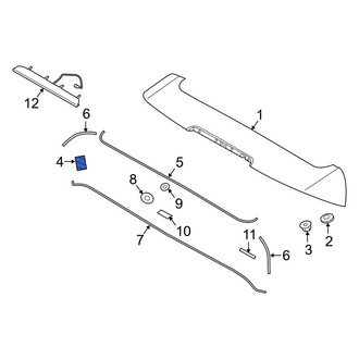 Kia OE - Roof Molding Clip