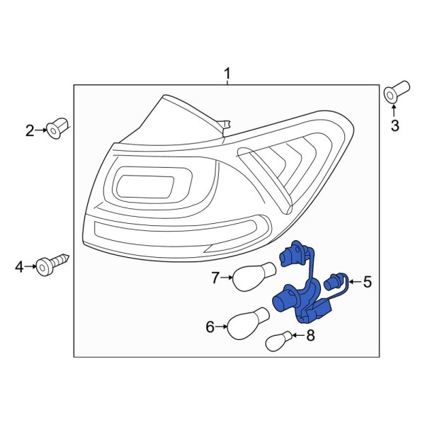 Tail Light Socket