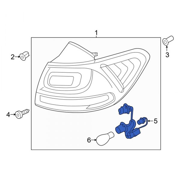 Tail Light Socket