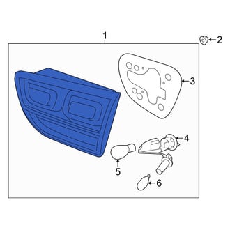 Kia OE - Right Tail Light Assembly