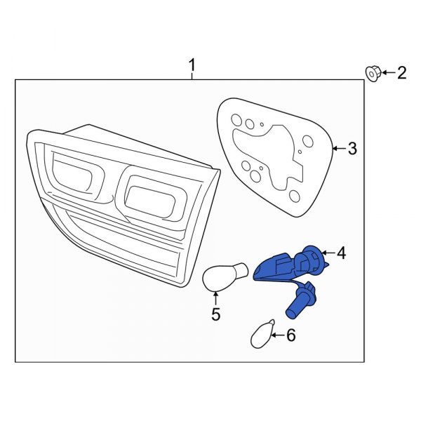 Tail Light Socket