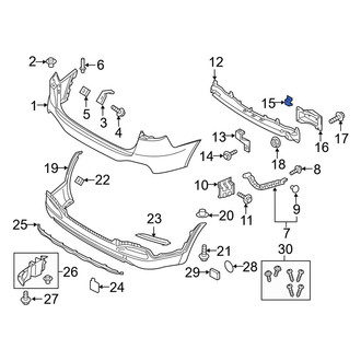 Kia OE - Lower Bumper Impact Bar Bracket