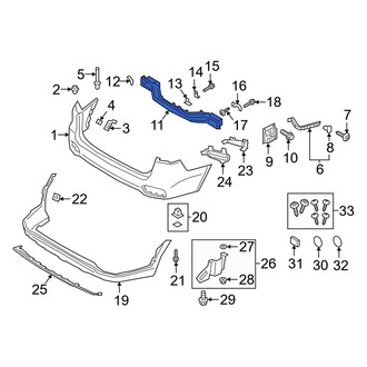 Kia OE - Rear Bumper Impact Bar