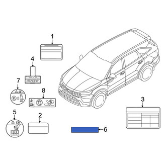 Kia OE - Engine Decal