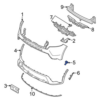 Kia OE - Right Bumper Molding Bracket