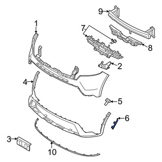 Kia OE - Front Left Reflector Panel