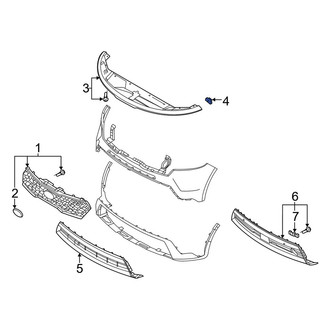 Kia OE - Left Radiator Support Access Cover Bracket
