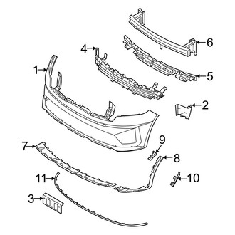 Kia OE - Front Bumper - Bumper & Components (Hybrid EX / Hybrid S / Plug-In Hybrid SX / Plug-in Hybrid SX Prestige)
