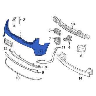 Kia OE - Rear Upper Bumper Cover