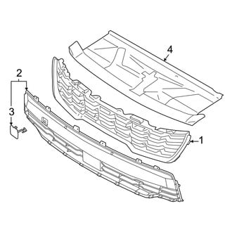 Kia OE - Front Bumper & Grille - Grille & Components