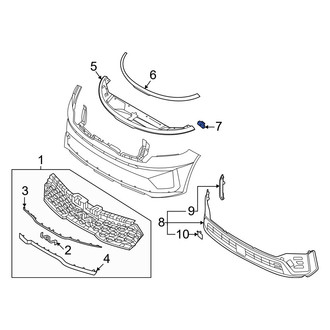 Kia OE - Left Radiator Support Access Cover Bracket